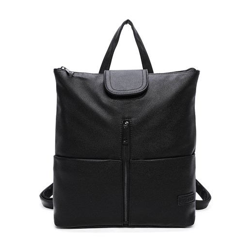 Plecak "Frederike" w kolorze czarnym - 30 x 32 x 12 cm Casa Di Nova onesize promocja Limango Polska