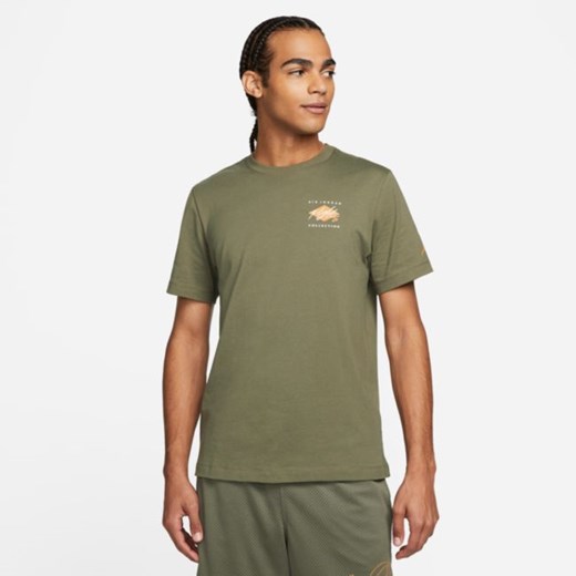 Męski T-shirt z nadrukiem Jordan Flight Essentials - Brązowy Jordan L Nike poland