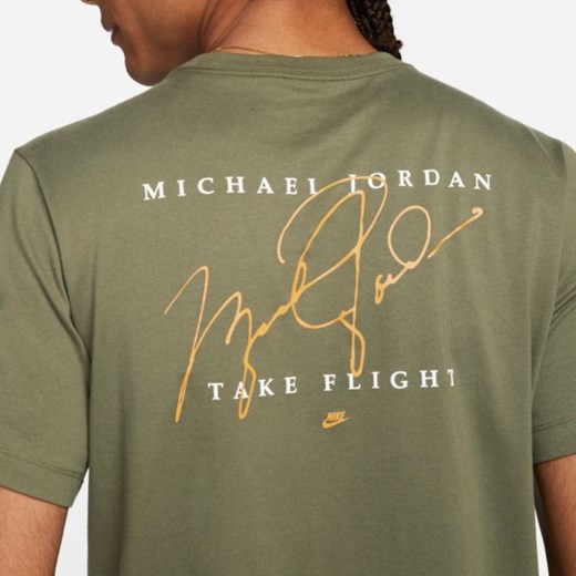 Męski T-shirt z nadrukiem Jordan Flight Essentials - Brązowy Jordan 3XL Nike poland