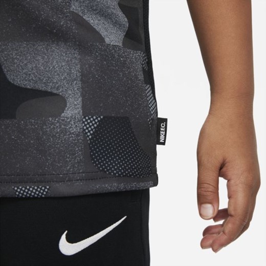 Koszulka piłkarska dla dużych dzieci Nike F.C. Dri-FIT - Czerń Nike S Nike poland