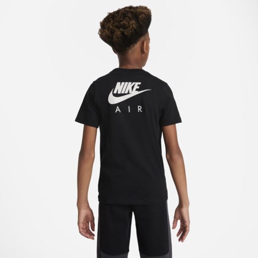T-shirt dla dużych dzieci (chłopców) Nike Air - Czerń Nike M Nike poland