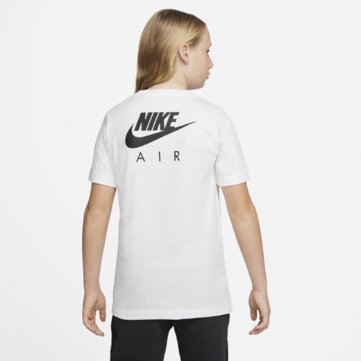 T-shirt dla dużych dzieci (chłopców) Nike Air - Biel Nike M Nike poland