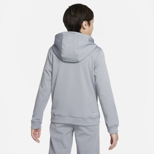 Bluza z kapturem i zamkiem na całej długości dla dużych dzieci (chłopców) Nike Nike S Nike poland