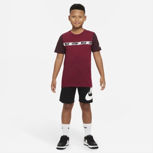 Koszulka z krótkim rękawem dla dużych dzieci Nike Sportswear - Czerwony Nike L Nike poland