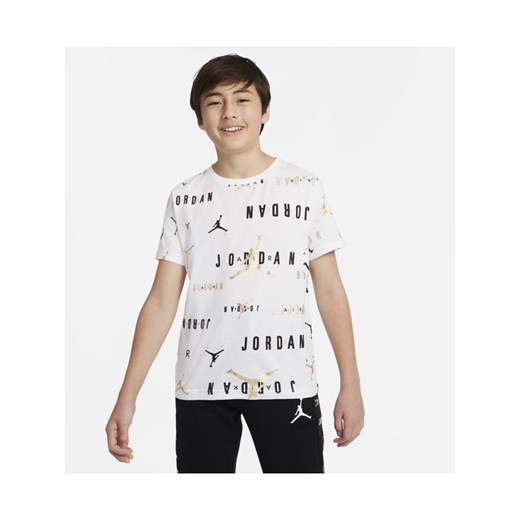 T-shirt z nadrukiem dla dużych dzieci (chłopców) Jordan - Biel Jordan S Nike poland