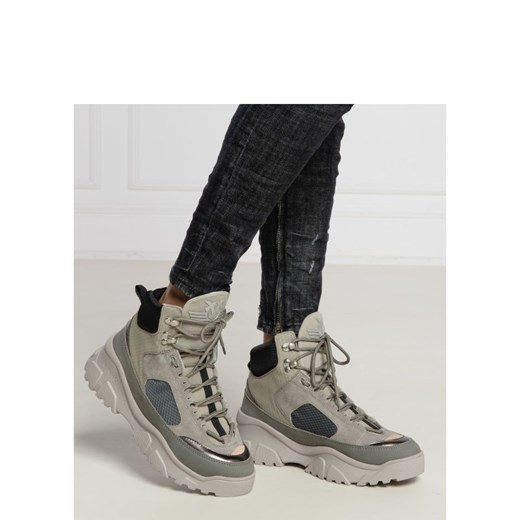 Pinko Skórzane sneakersy LOVE TREK Pinko 36 wyprzedaż Gomez Fashion Store