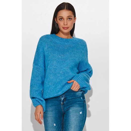 Sweter w kolorze niebieskim Numinou onesize Limango Polska okazja