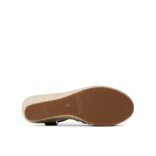 Espadryle damskie Clara Barson na koturnie casual z klamrą