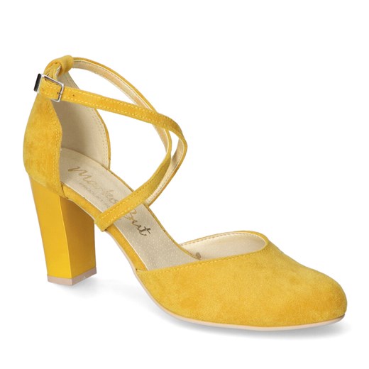 Sandały Marko-But 1002 Żółte ze sklepu Arturo-obuwie w kategorii Czółenka - zdjęcie 129238904