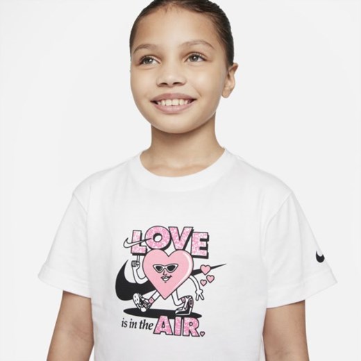 T-shirt dla dużych dzieci (dziewcząt) Nike Sportswear - Biel Nike M Nike poland