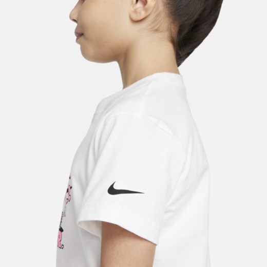 T-shirt dla dużych dzieci (dziewcząt) Nike Sportswear - Biel Nike L Nike poland