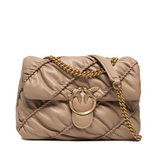 Torebka PINKO - Love Classic Puff Ruffle Cl 1P22L7 Y7TJ Beige D18Q Pinko eobuwie.pl