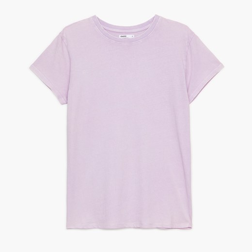 Cropp - Gładka koszulka oversize - Fioletowy Cropp L okazyjna cena Cropp