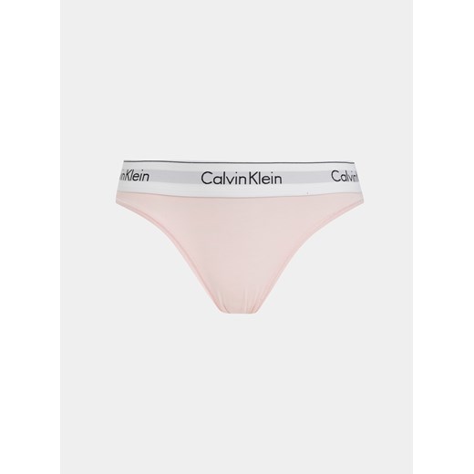Calvin Klein pudrowy róż majtki Bikini - XS Calvin Klein XS promocyjna cena Differenta.pl