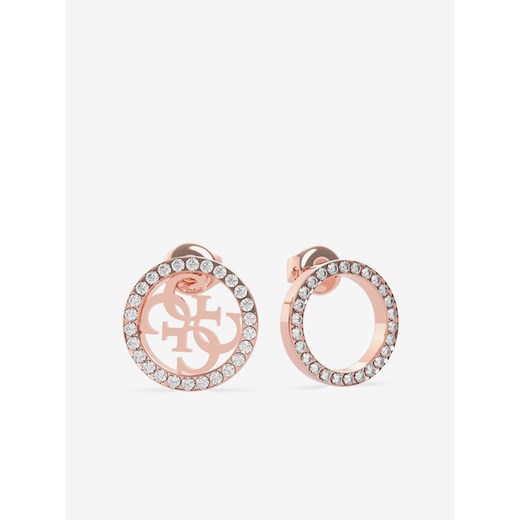 Guess rose gold kolczyki Equilibre - ONE SIZE Guess ONE SIZE wyprzedaż Differenta.pl