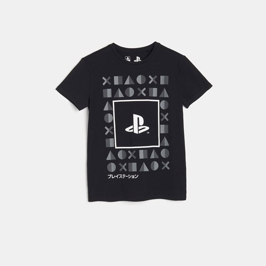 Sinsay - Koszulka PlayStation - Czarny Sinsay 164 Sinsay
