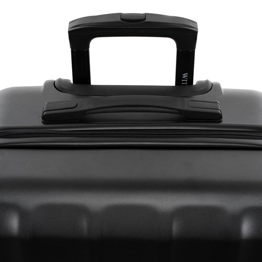Średnia walizka z polikarbonu fakturowana Wittchen okazyjna cena WITTCHEN