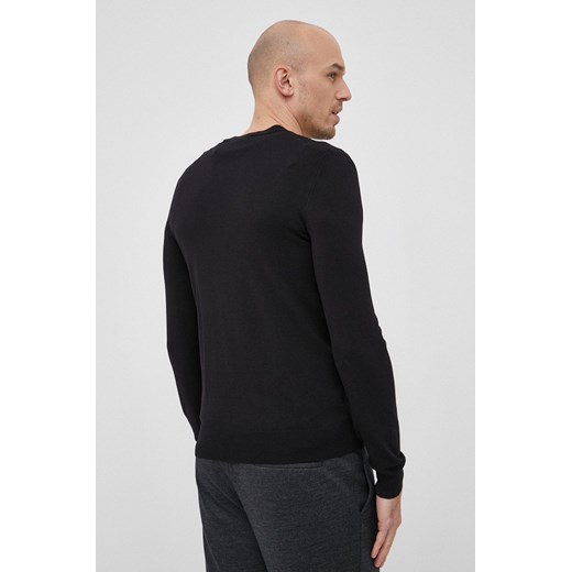 Trussardi sweter męski kolor czarny lekki Trussardi M ANSWEAR.com