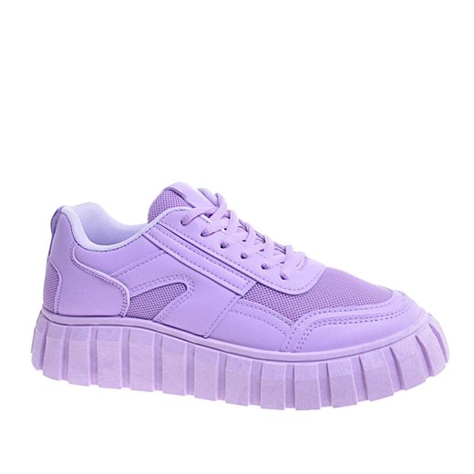 Purpurowe trampki creepersy /E1-1 10655 S393/ 38 wyprzedaż Pantofelek24.pl Jacek Włodarczyk