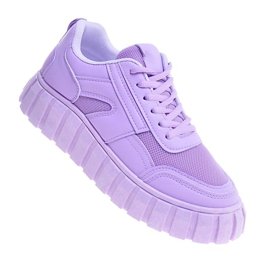 Purpurowe trampki creepersy /E1-1 10655 S393/ 41 okazja Pantofelek24.pl Jacek Włodarczyk