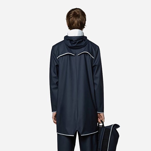 Kurtka Rains Long Jacket Reflective 18540 NAVY REFLECTIVE XL sneakerstudio.pl