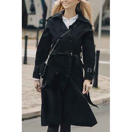 Goodlookin.pl płaszcz damski czarny 