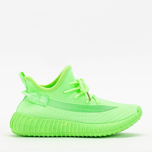 Neonowe zielone damskie buty sportowe Fransi - Obuwie Royalfashion.pl 36 royalfashion.pl