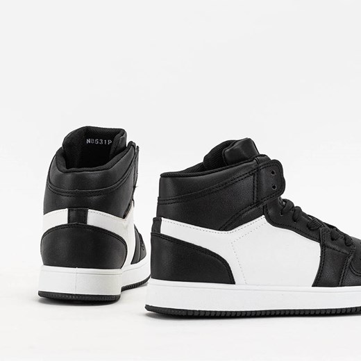 Czarno - białe sportowe buty damskie Anonu - Obuwie Royalfashion.pl 38 royalfashion.pl