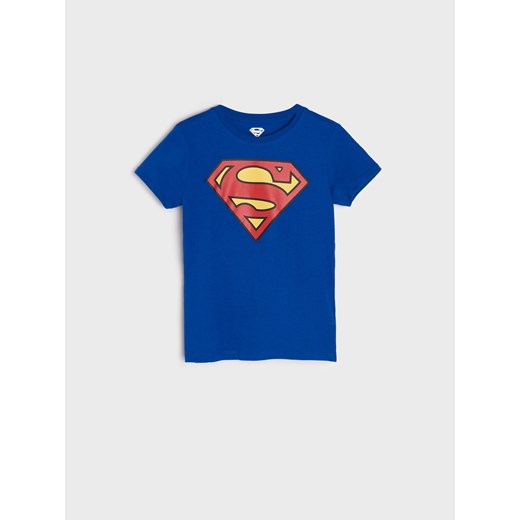 Sinsay - Koszulka Superman - Niebieski Sinsay 110 Sinsay