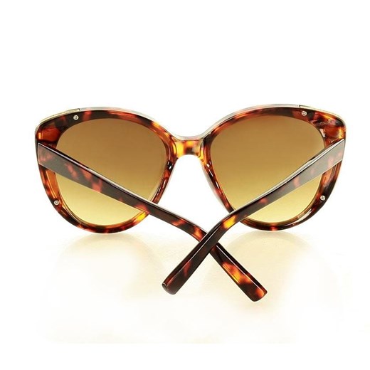 Kultowe okulary przeciwsłoneczne MAZZINI CAT EYE brąz Looks Style Eyewaer uniwersalny promocja Verostilo