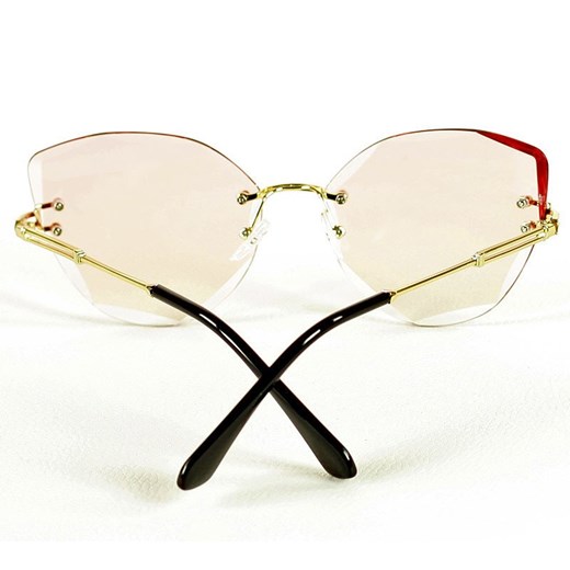 Okulary przeciwsłoneczne MAZZINI CAT EYE różowe Looks Style Eyewaer uniwersalny okazyjna cena Verostilo