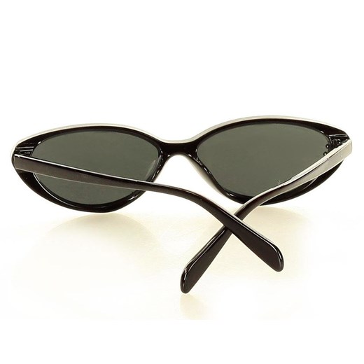 Nowoczesne okulary przeciwsłoneczne MAZZINI KOCIE OKO czarny Looks Style Eyewaer uniwersalny wyprzedaż Verostilo