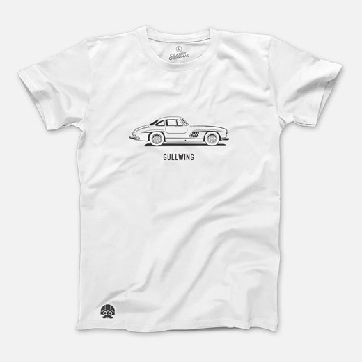 Koszulka z Mercedesem 300SL GULLWING Klasykami.pl S, M, L, XL, XXL sklep.klasykami.pl