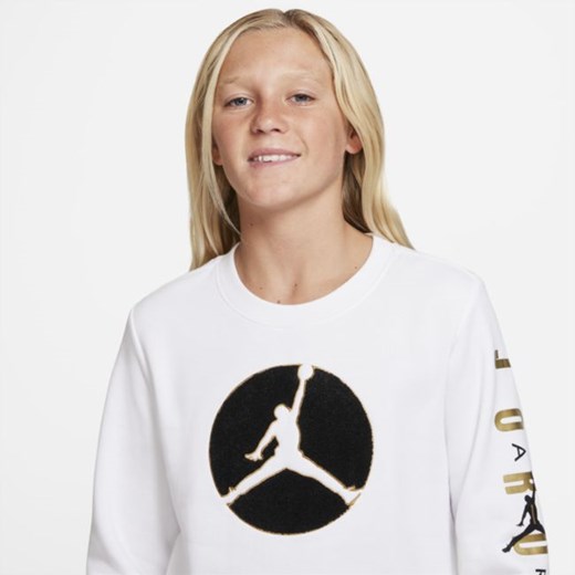 Bluza dresowa dla dużych dzieci (chłopców) Jordan - Biel Jordan XL Nike poland