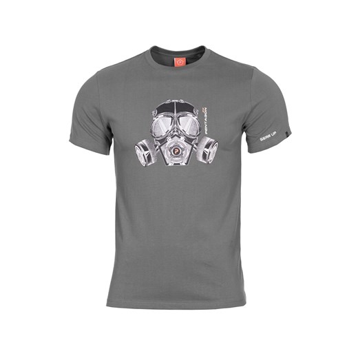 Koszulka T-shirt Pentagon &quot;Gas-Mask&quot; - Wolf Grey (K09012-08WG) Pentagon L promocyjna cena Military.pl