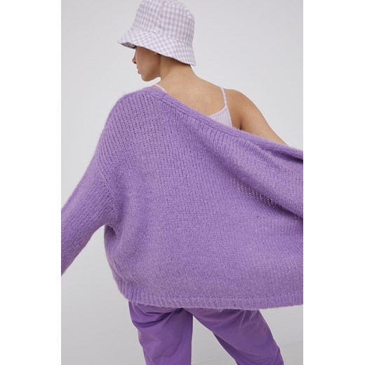 Vero Moda kardigan damski kolor fioletowy Vero Moda XS ANSWEAR.com