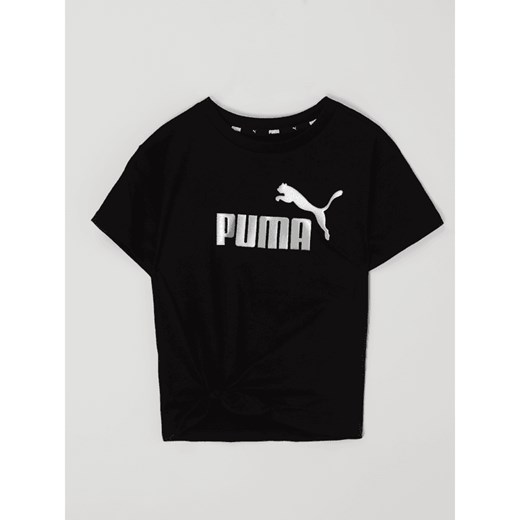 T-shirt krótki o kroju relaxed fit z wiązanym detalem Puma 176 Peek&Cloppenburg 