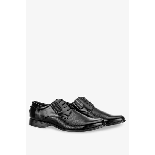 Czarne buty wizytowe sznurowane Casu MXC408/8 Casu 43 okazyjna cena Casu.pl