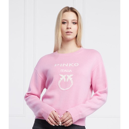 Pinko Wełniany sweter BURGOS | Regular Fit Pinko M Gomez Fashion Store