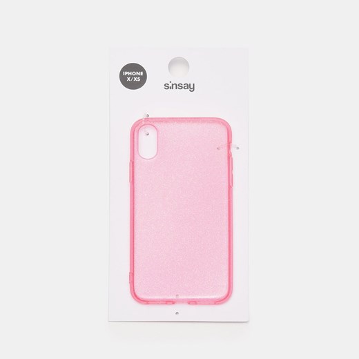 Sinsay - Etui na iPhone X/XS - Różowy Sinsay Jeden rozmiar okazyjna cena Sinsay