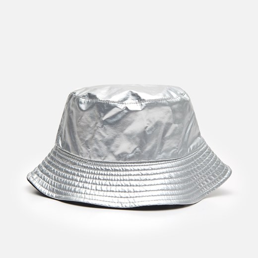 Cropp - Dwustronny kapelusz - Jasny szary Cropp Uniwersalny okazyjna cena Cropp