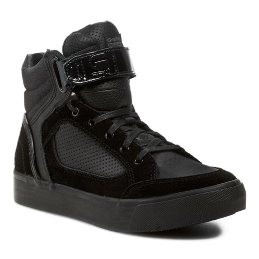 Sneakersy G-STAR RAW - Dayna GS64045/40X Black Leather & Textile Mono eobuwie-pl szary skórzane