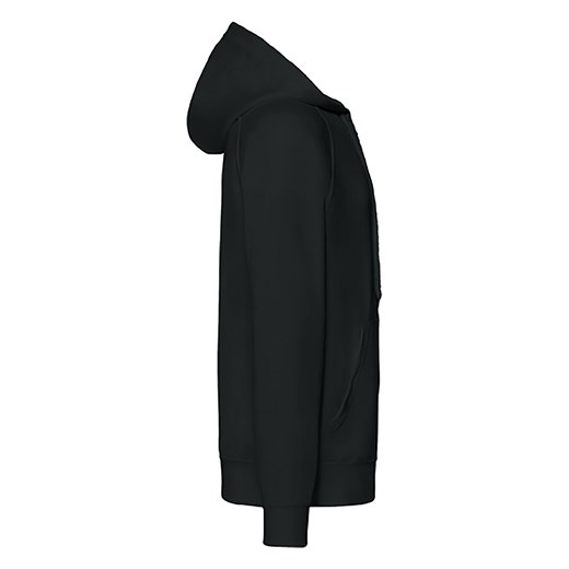 Bluza męska z kapturem i zamkiem Lightweight Fruit of the Loom - Czarny XXL Fruit Of The Loom XXL Fruties.pl