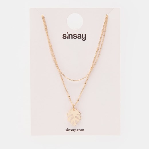 Sinsay - Naszyjnik - Złoty Sinsay Jeden rozmiar promocja Sinsay