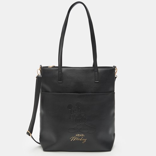 Sinsay - Torba shopper Disney - Czarny Sinsay Jeden rozmiar wyprzedaż Sinsay