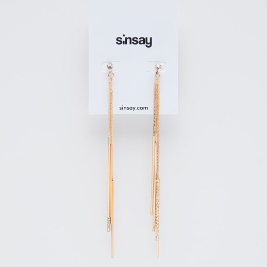 Sinsay - Wiszące kolczyki - Złoty Sinsay Jeden rozmiar wyprzedaż Sinsay