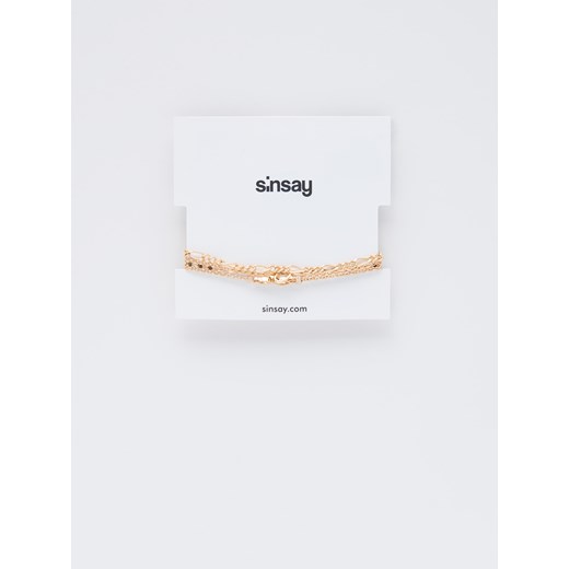 Sinsay - Bransoletki - Złoty Sinsay Jeden rozmiar promocyjna cena Sinsay