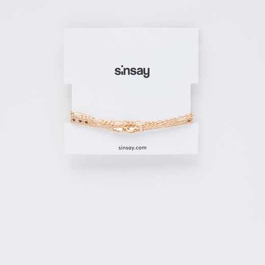 Sinsay - Bransoletki - Złoty Sinsay Jeden rozmiar promocja Sinsay