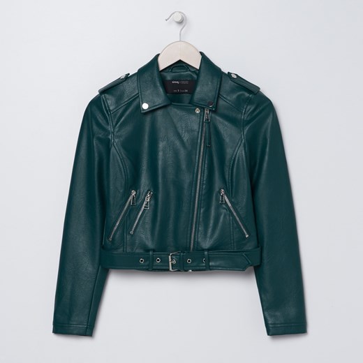 Sinsay - Ramoneska z paskiem - Khaki Sinsay M Sinsay okazja