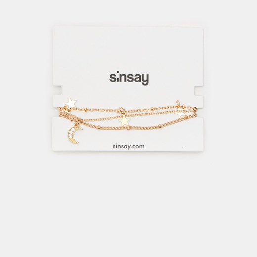 Sinsay - Bransoleta - Złoty Sinsay Jeden rozmiar promocja Sinsay